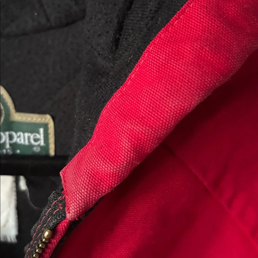 Vintage Berne Apparel Red Canvas Work Bomber Jacket - Picture 10 of 13